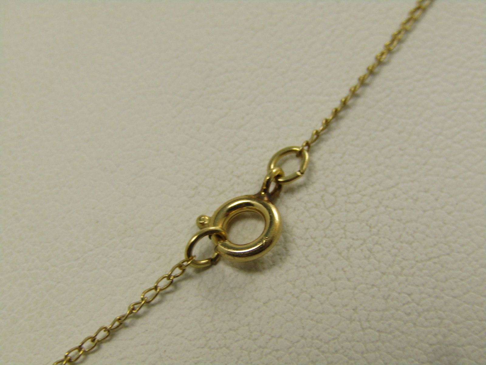 Vintage 14kt G.F. Ruby Heart Necklace, 18", 1960's-1970's - 7