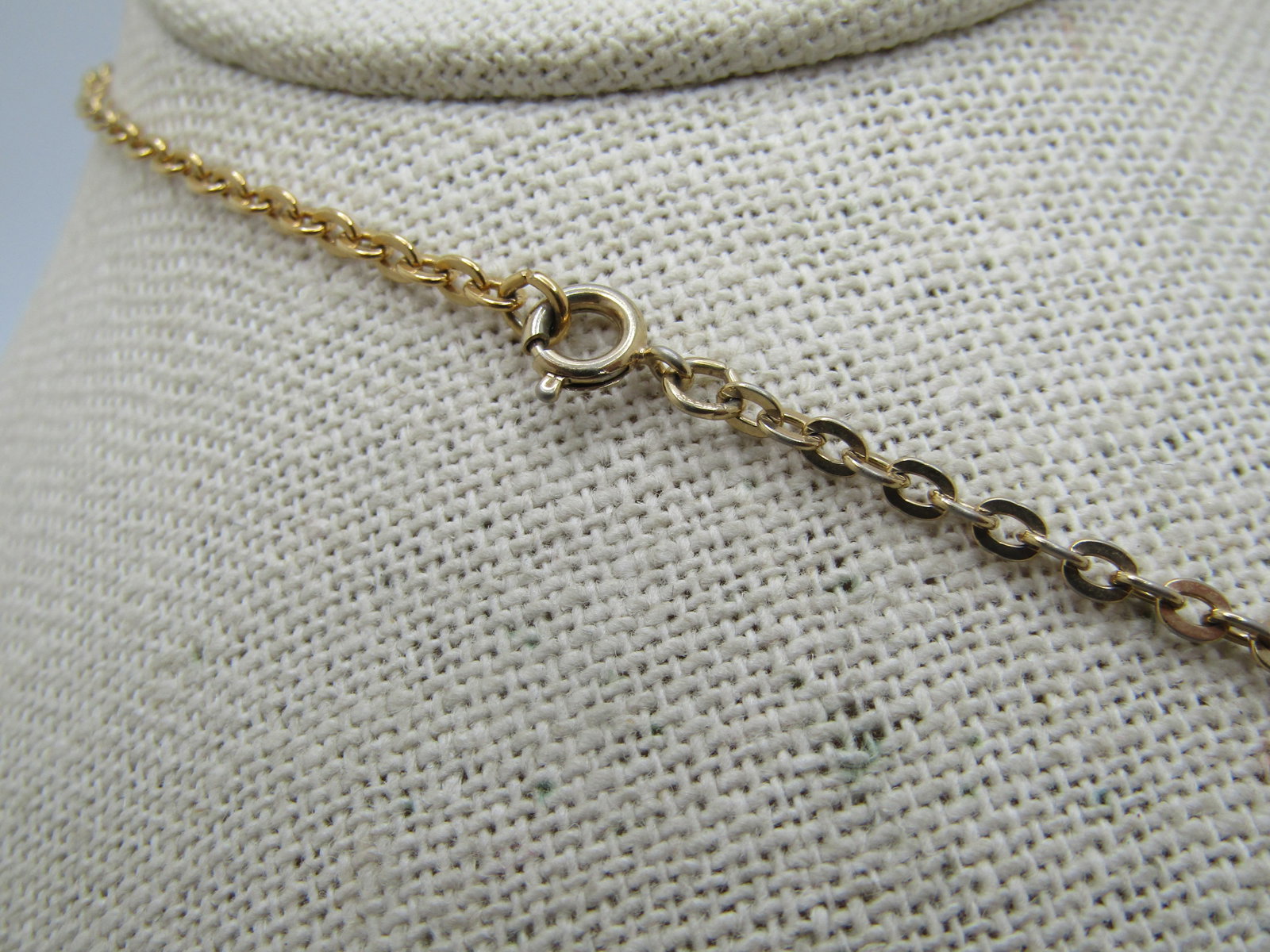 Vintage 10kt GF ID Bracelet, Wrapped Chain, 14", Speidel - 2