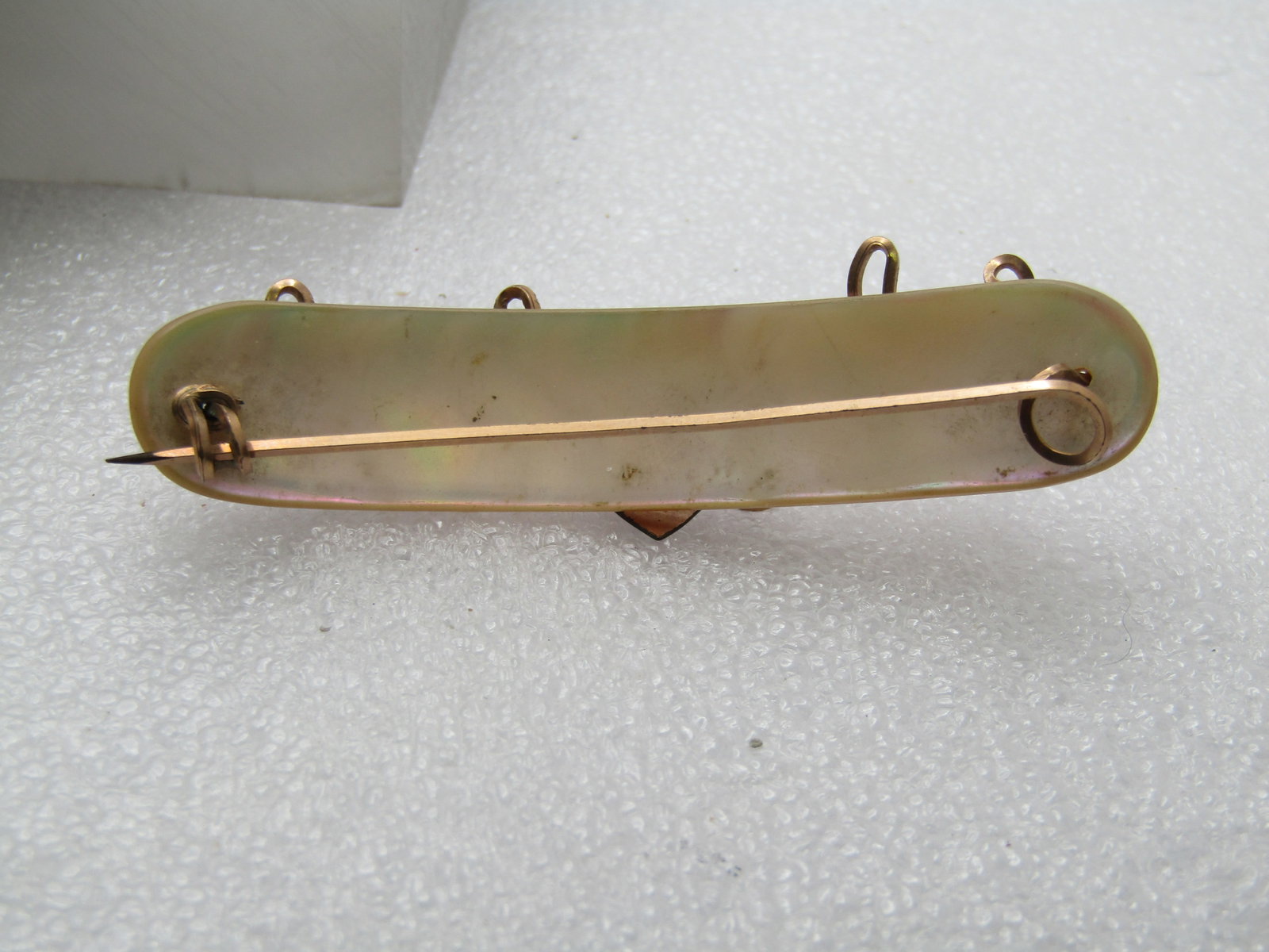 Vintage MOP Elizabeth Name Brooch, Pittsburgh Expo, 1940's-1950's, 10kt G.F. , Souvenir - 5