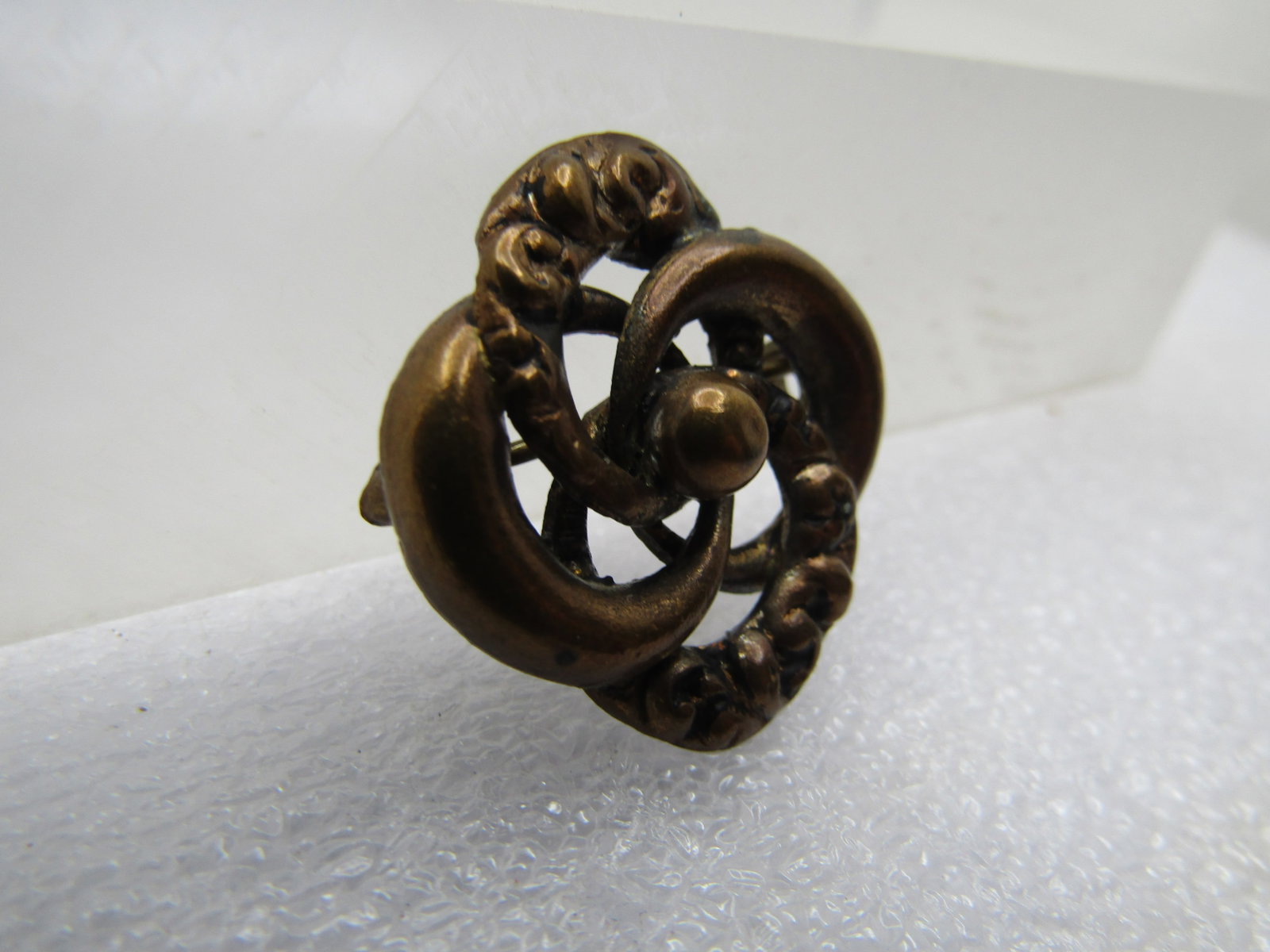 Victorian 10kt G.F. Love Knot Brooch, 1800's-1910, C-Clasp - 2