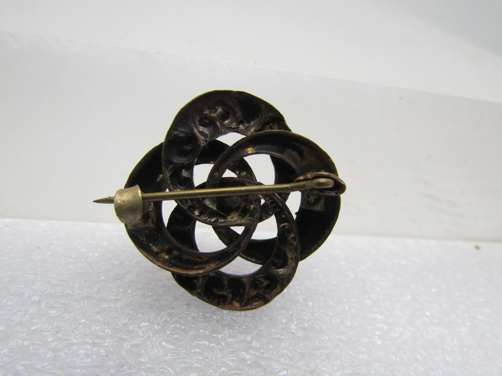 Victorian 10kt G.F. Love Knot Brooch, 1800's-1910, C-Clasp - 4