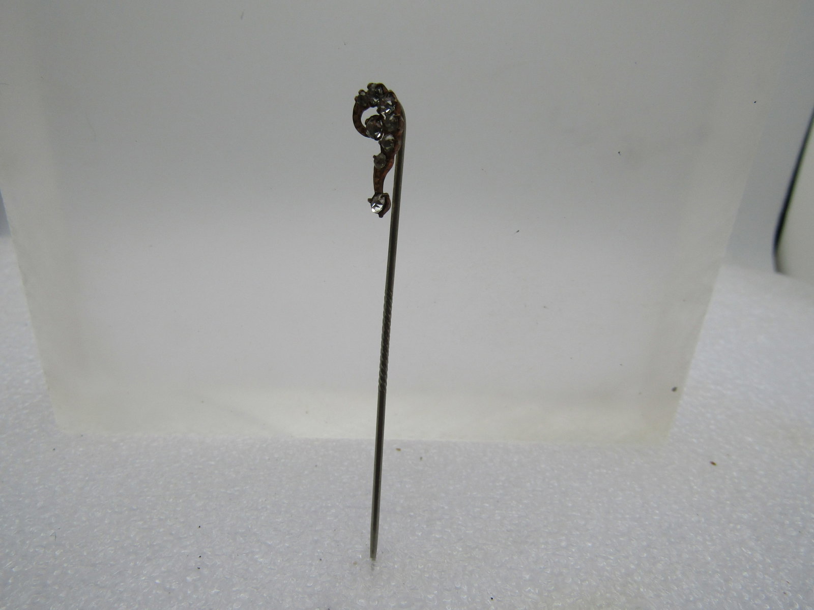 Vintage GF Rhinestone Question Mark Stick Pin 1800's-1920's (1 of 4)