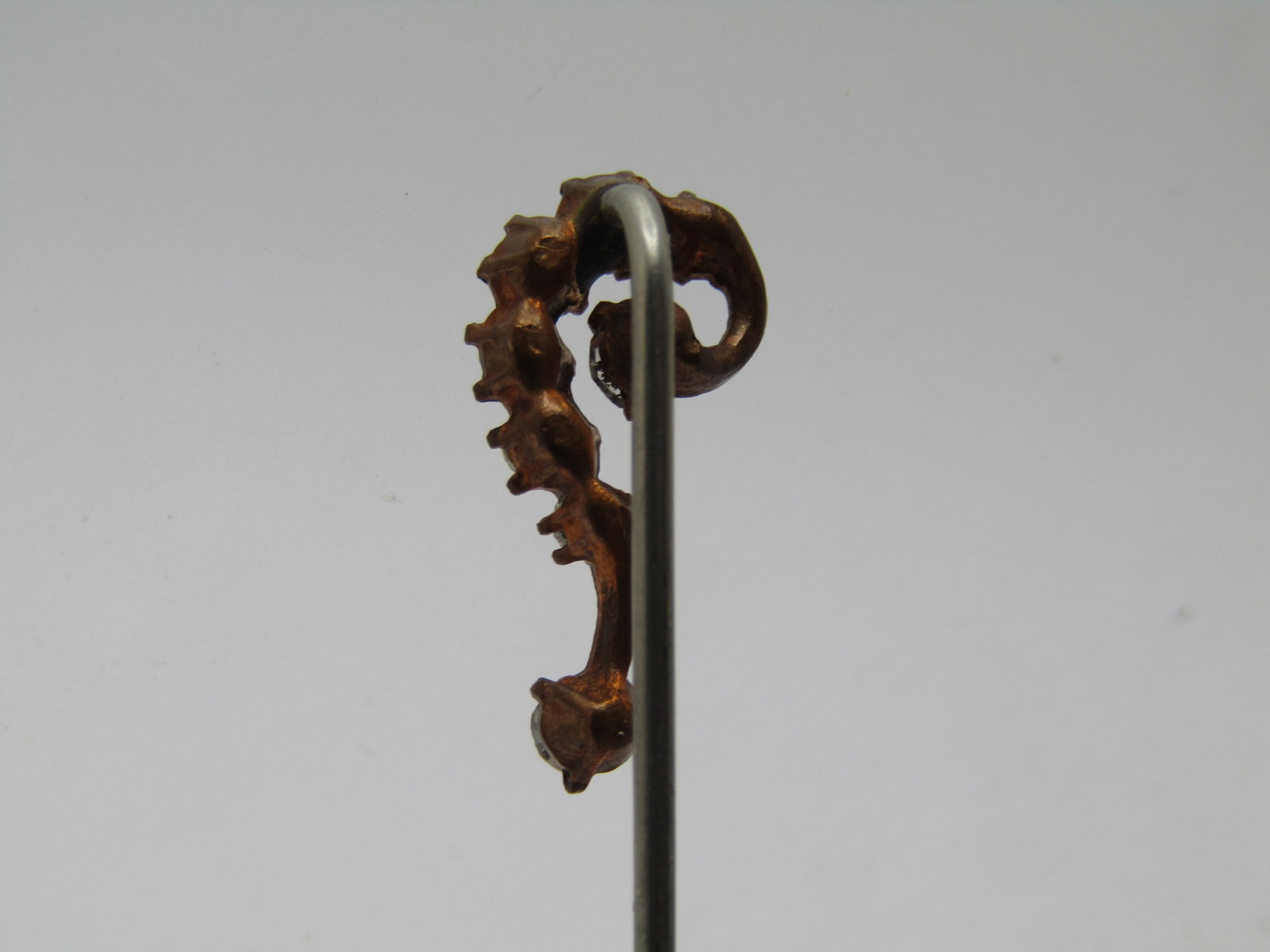 Vintage GF Rhinestone Question Mark Stick Pin 1800's-1920's - 4