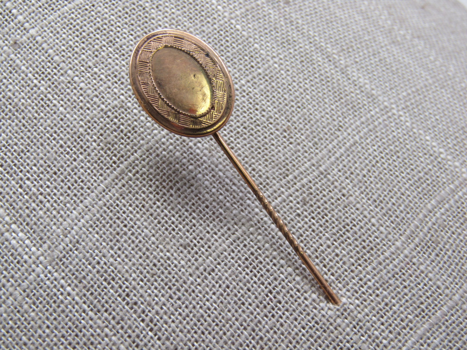 Victorian 10kt G.F. Stick Pin, 2.5", 1800's - 3