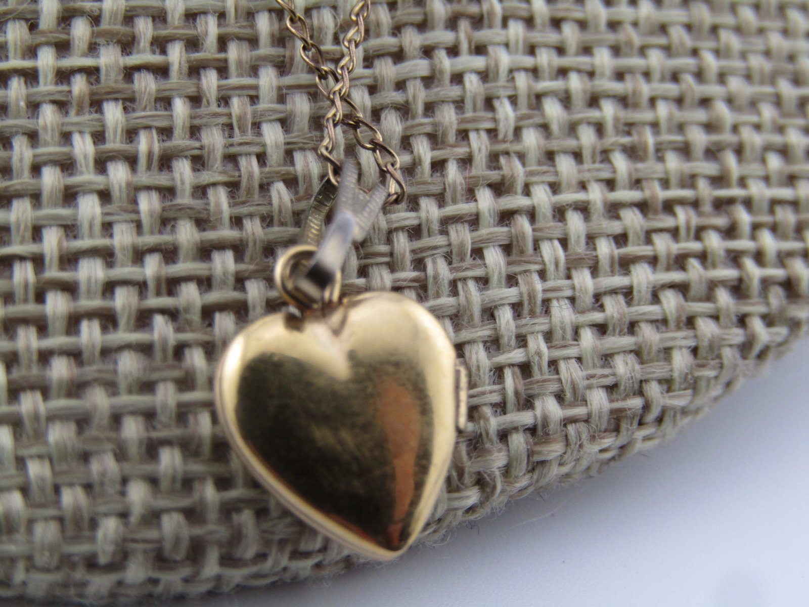 Vintage 12kt G.F. Heart Locket Necklace, 18.5", Signed B.A.B., 1950's-1960's - 6