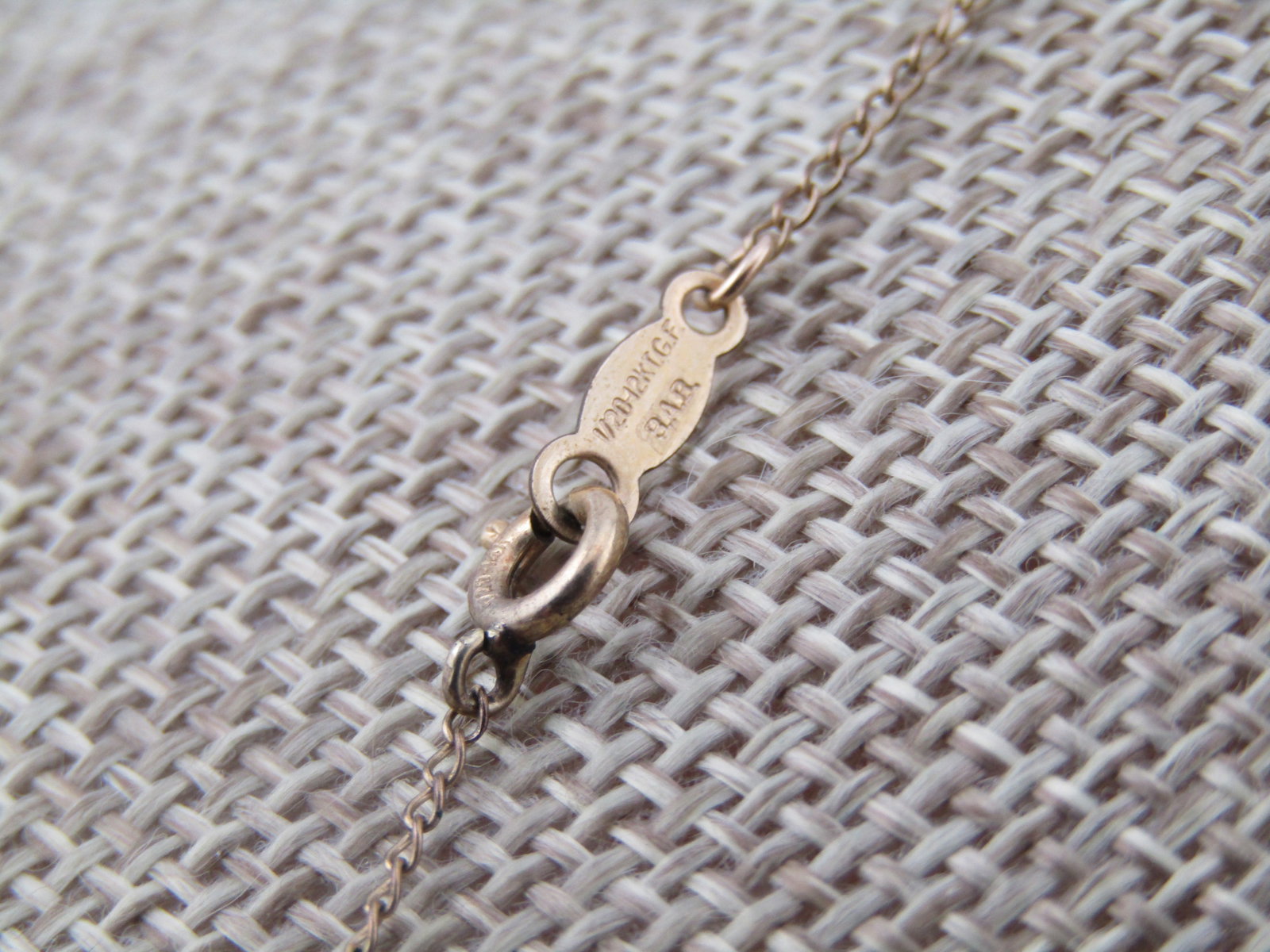 Vintage 12kt G.F. Heart Locket Necklace, 18.5", Signed B.A.B., 1950's-1960's - 9