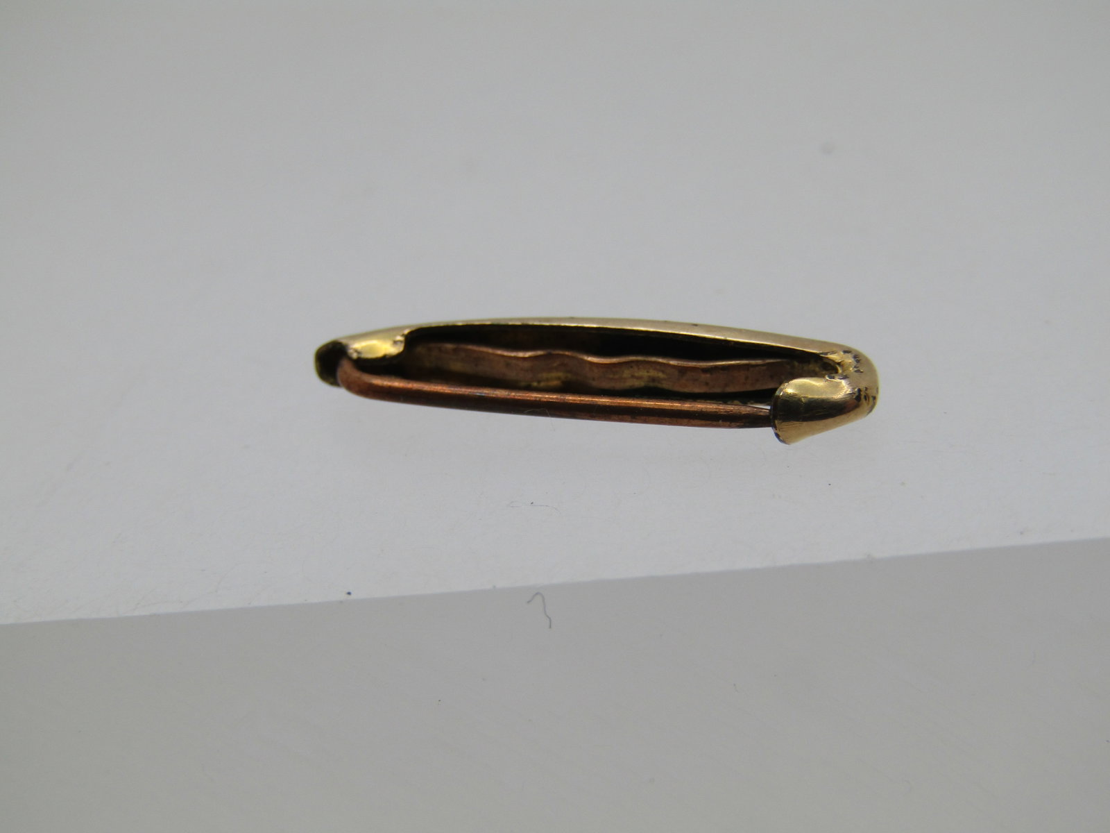 Vintage 10kt G.F. Small Brooch, C-Clasp, Early 1900's - 4