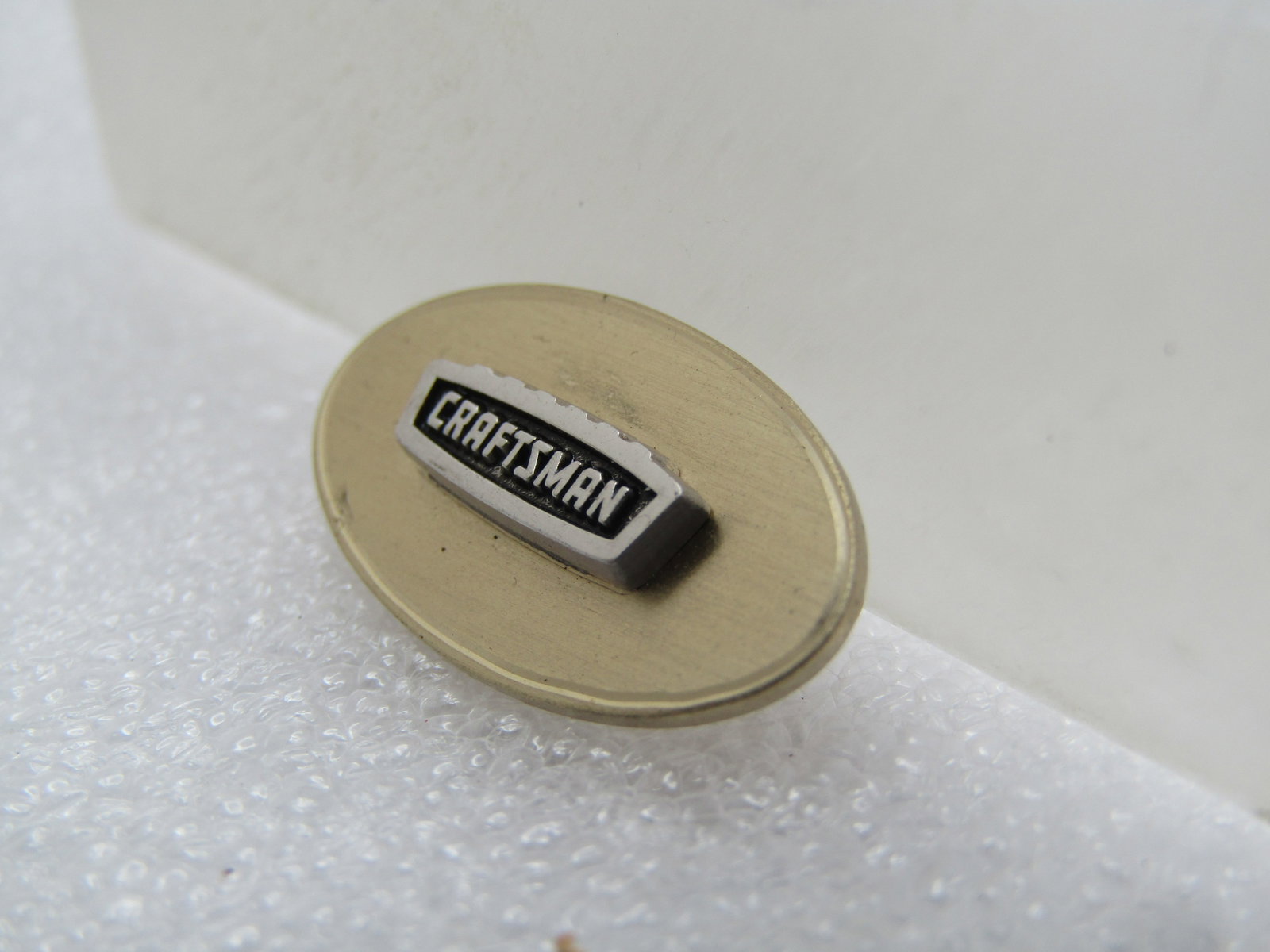 Vintage Craftsman Oval Pin, Advertising/Service Pin, 1960's-1970's - 2