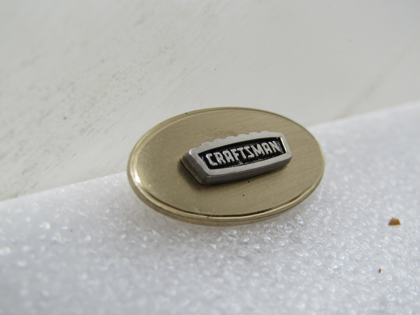Vintage Craftsman Oval Pin, Advertising/Service Pin, 1960's-1970's - 3