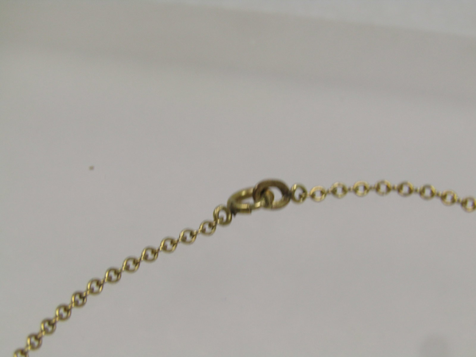 Vintage 12kt G.F. Cross Necklace, 18", Signed Luster, 1930's-1940's - 3