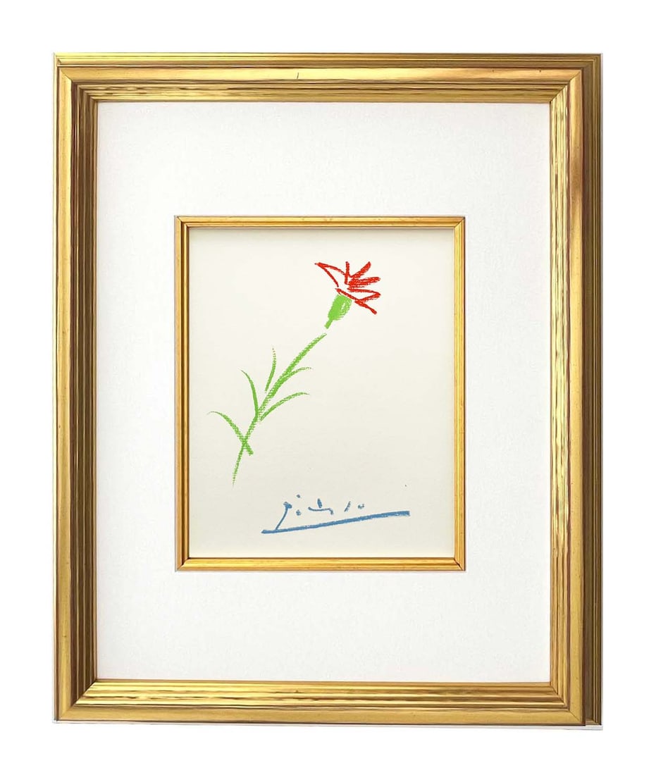 Picasso Lithograph 69 The blooded Framed (1 of 4)