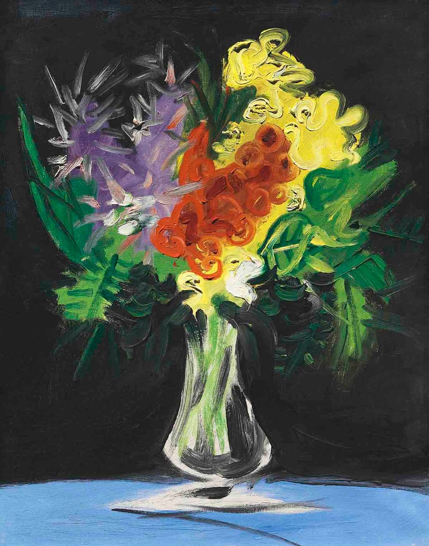 Pablo Picasso Le Pot de Fleurs Sur Fond Noir Giclee Numbered Edition: Artist: Pablo Picasso Title: Le Pot de Fleurs Sur Fond Noir Medium: Giclee Marks: L.E numbered Paper size: watercolour paper 19 x 13 inches Printed: 2002 by Fine Art Museum Condition: Fine - Pristine