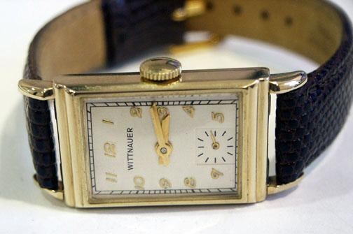 Solid 14k WITTNAUER Ladies Winding Watch 1940s* EXLNT - 2