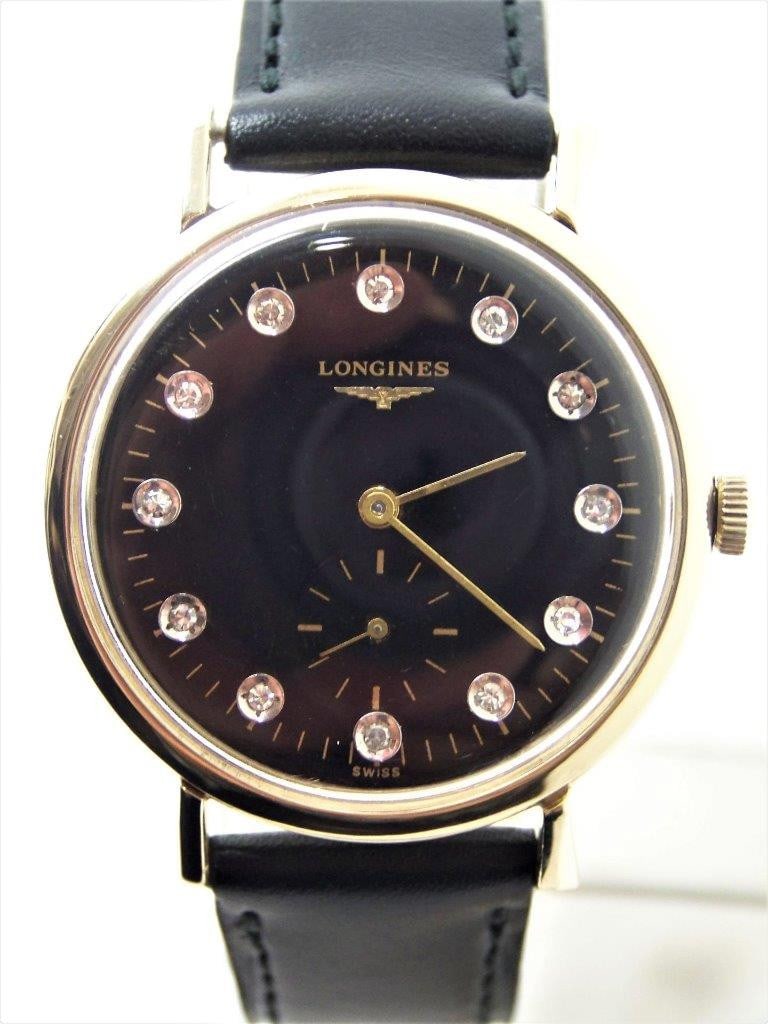 Vintage 14k LONGINES Mens Winding Watch Ref.215 c.1950s Cal 23M EXLNT: Vintage 14k LONGINES Mens Winding Watch Ref.215 c.1950s Cal 23M EXLNT RARE?? Great present for yourself or someone you love as well as for vintage collectors or enthusiasts! * Solid 14k yellow gold