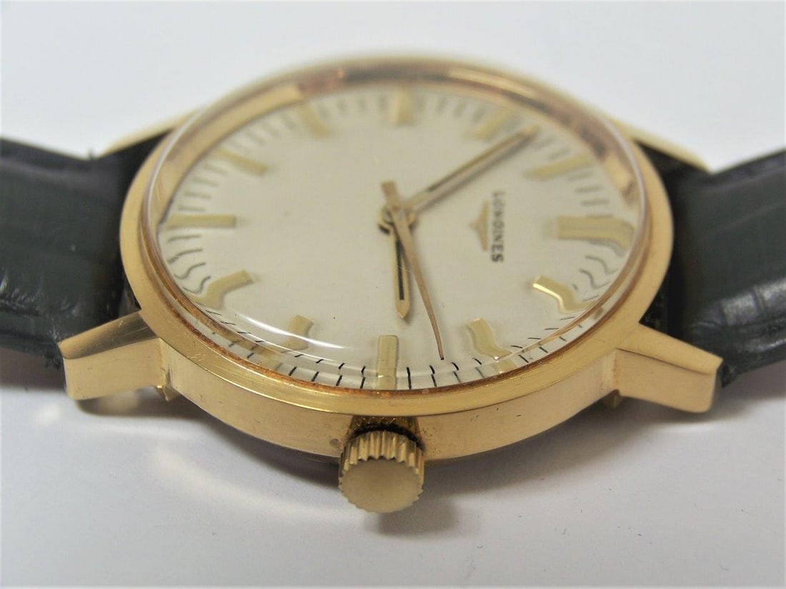 Vintage 18k Goldplated LONGINES Winding Watch 1960s Cal 6942* EXLNT* SERVICED - 10