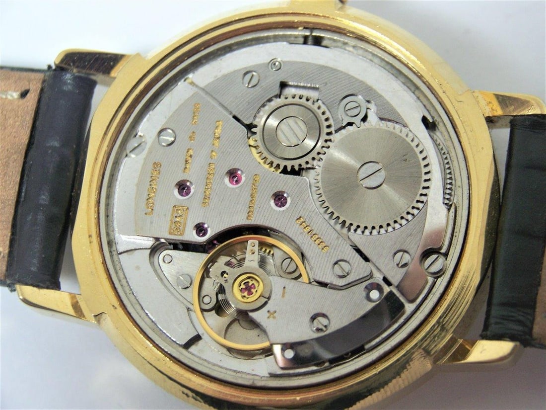 Vintage 18k Goldplated LONGINES Winding Watch 1960s Cal 6942* EXLNT* SERVICED - 11