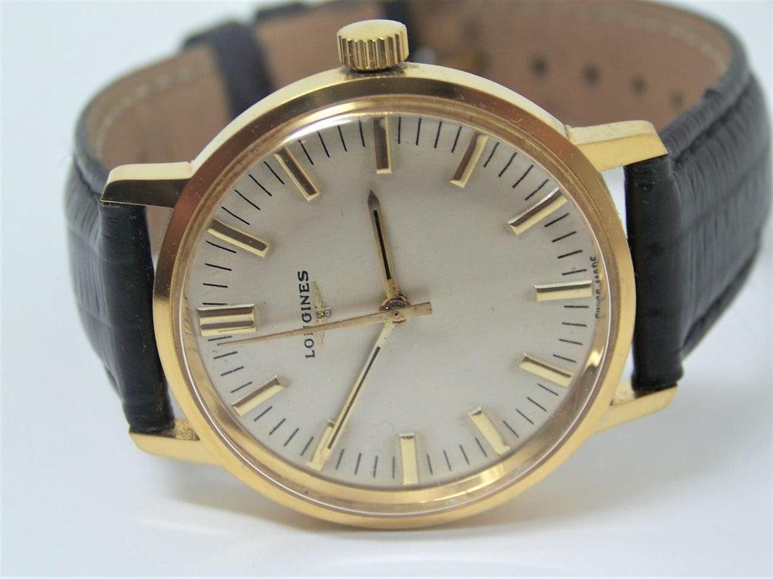 Vintage 18k Goldplated LONGINES Winding Watch 1960s Cal 6942* EXLNT* SERVICED - 7