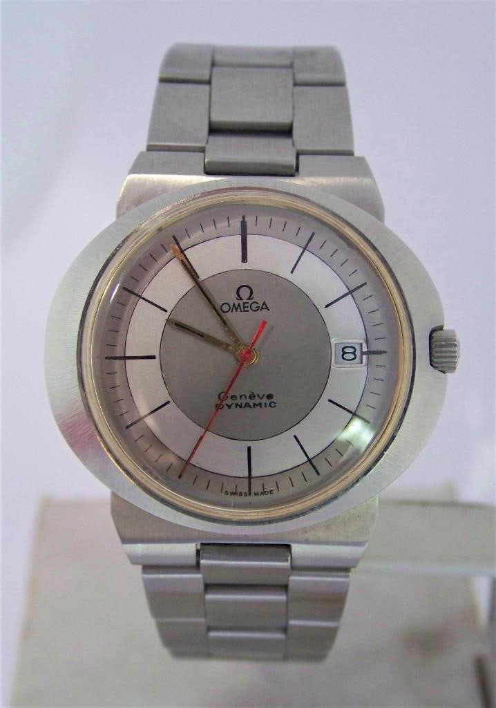 Mens OMEGA GENEVE DYNAMIC Mens Automatic Watch 1970s Cal.565* EXLNT* SERVICED: Mens OMEGA GENEVE DYNAMIC Mens Automatic Watch 1970s Cal.565* EXLNT* SERVICED? This Men's OMEGA watch is Swiss made. Great present for yourself or someone you love! Great present for vintage collector