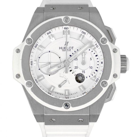 Mens White Hublot King Power Big Bang Titanium & Zirconium Watch 709.ZE.2110.RW (1 of 12)