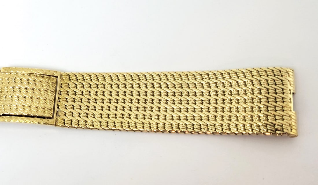 SOLID 18k Yellow GOLD PATEK PHILIPPE Watch Bracelet 18 mm Logs 47 grams for 2591 - 6