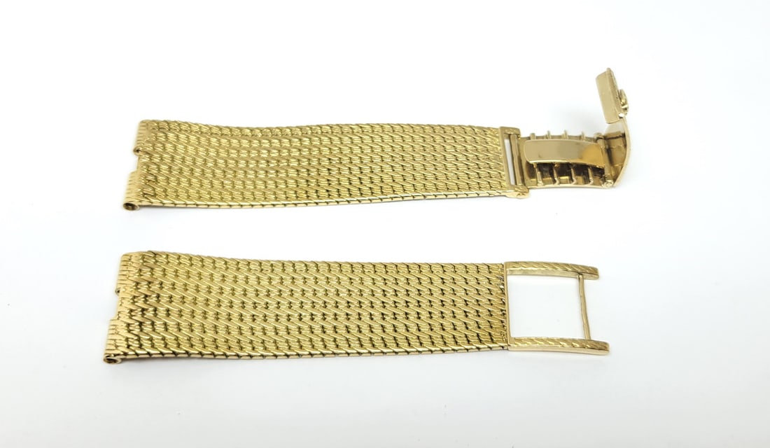 SOLID 18k Yellow GOLD PATEK PHILIPPE Watch Bracelet 18 mm Logs 47 grams for 2591 - 8