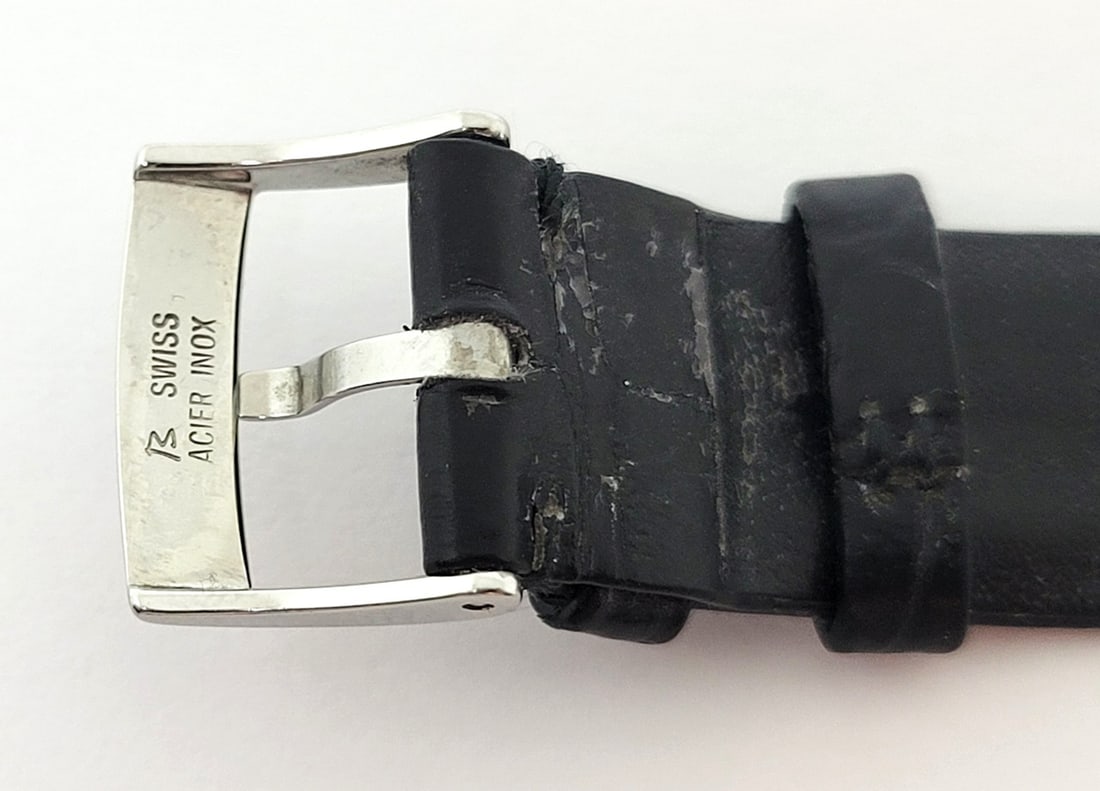 Vintage Solid 18k White Gold CHOPARD Men's 33.5 mm Quartz Watch 16/3225* EXLNT - 12