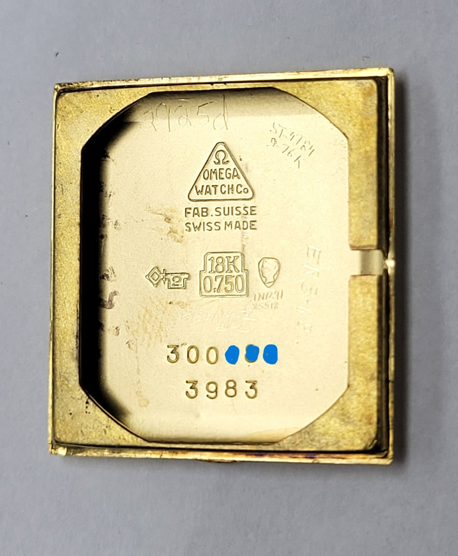 Unisex Solid 18k OMEGA Winding Watch 3983 c.1956 Cal 302 * EXLNT* RARE - 11