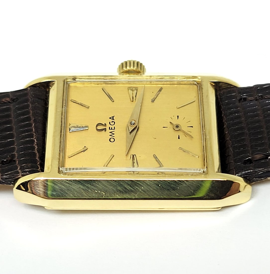 Unisex Solid 18k OMEGA Winding Watch 3983 c.1956 Cal 302 * EXLNT* RARE - 6