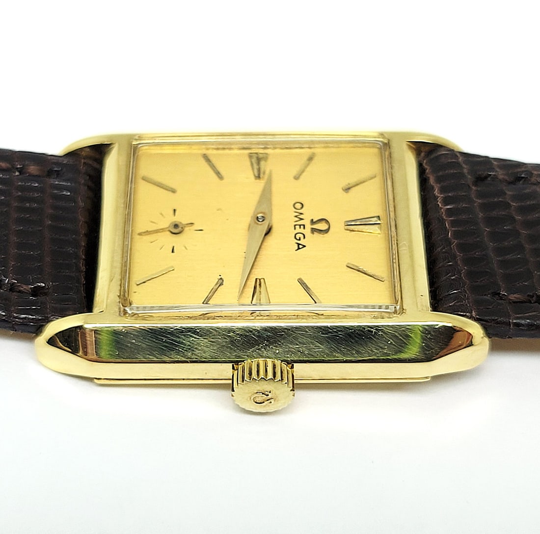 Unisex Solid 18k OMEGA Winding Watch 3983 c.1956 Cal 302 * EXLNT* RARE - 7