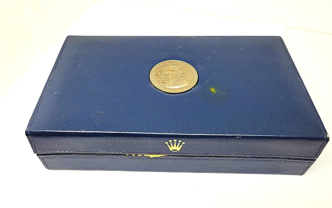 Vintage Mens 18k ROLEX CELLINI Winding Watch c.1976 Ref. 4114* EXLNT* BOX - 12