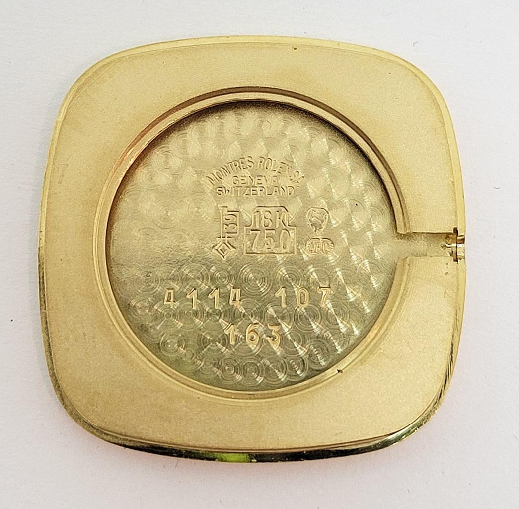 Vintage Mens 18k ROLEX CELLINI Winding Watch c.1976 Ref. 4114* EXLNT* BOX - 13