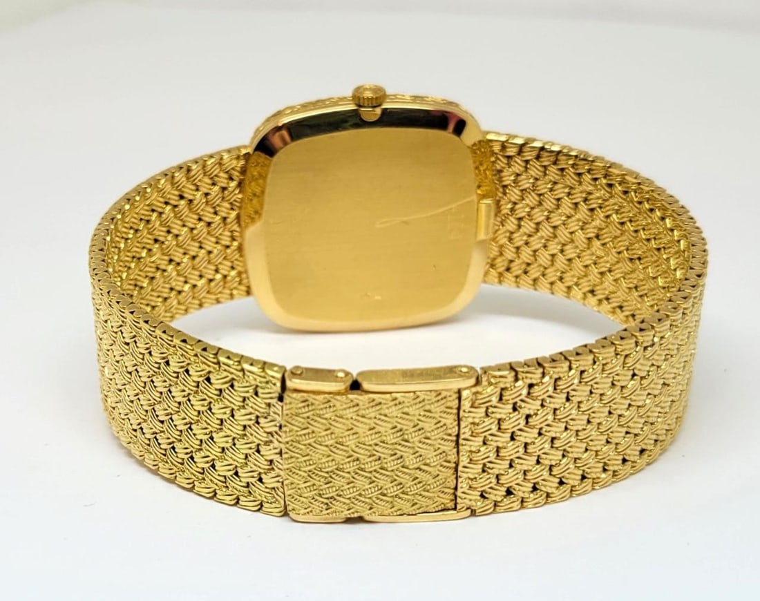Vintage Mens 18k ROLEX CELLINI Winding Watch c.1976 Ref. 4114* EXLNT* BOX - 2