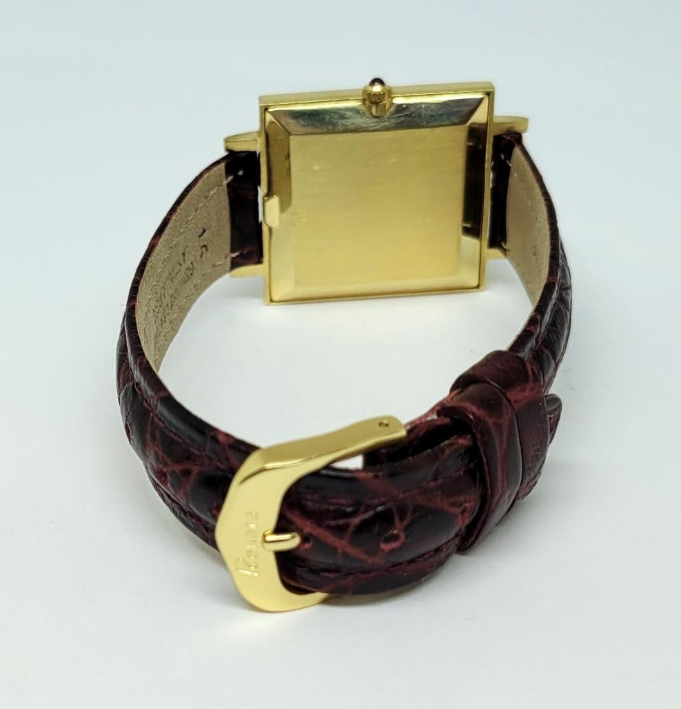 Vintage Solid 18k Yellow Gold Unisex CORUM Ref 8780 Winding Watch* EXLNT - 7