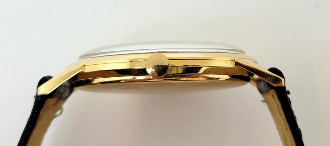 Vintage Solid 18K RG OMEGA GENEVE Winding Watch c.1962 Cal 600 EXLNT* SERVICED - 4