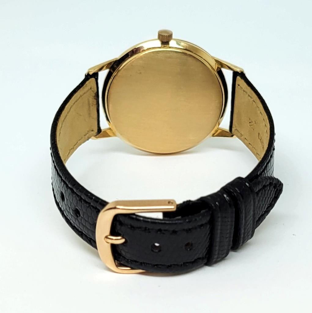 Vintage Solid 18K RG OMEGA GENEVE Winding Watch c.1962 Cal 600 EXLNT* SERVICED - 6
