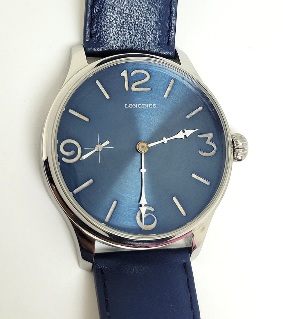 Vintage Mens S/Steel LONGINES Winding Watch Cal 18.85 Re-Cased* GOOD SERVICED - 9