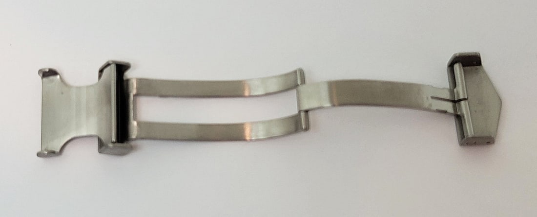 Original S/Steel TAG HEUER FC5048 Deployment Buckle for 18 mm Band - 5