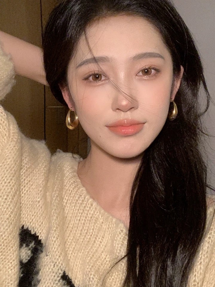 18K Gold Oval Earrings - 4