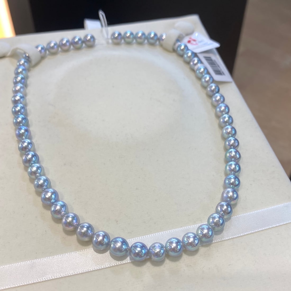 akoya sea water natural multi-color necklace - 3