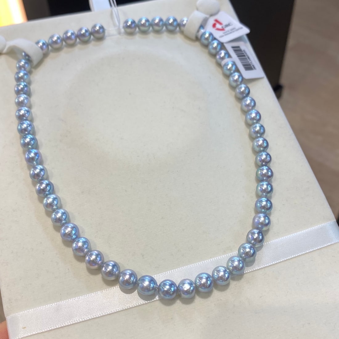 akoya sea water natural multi-color necklace - 4
