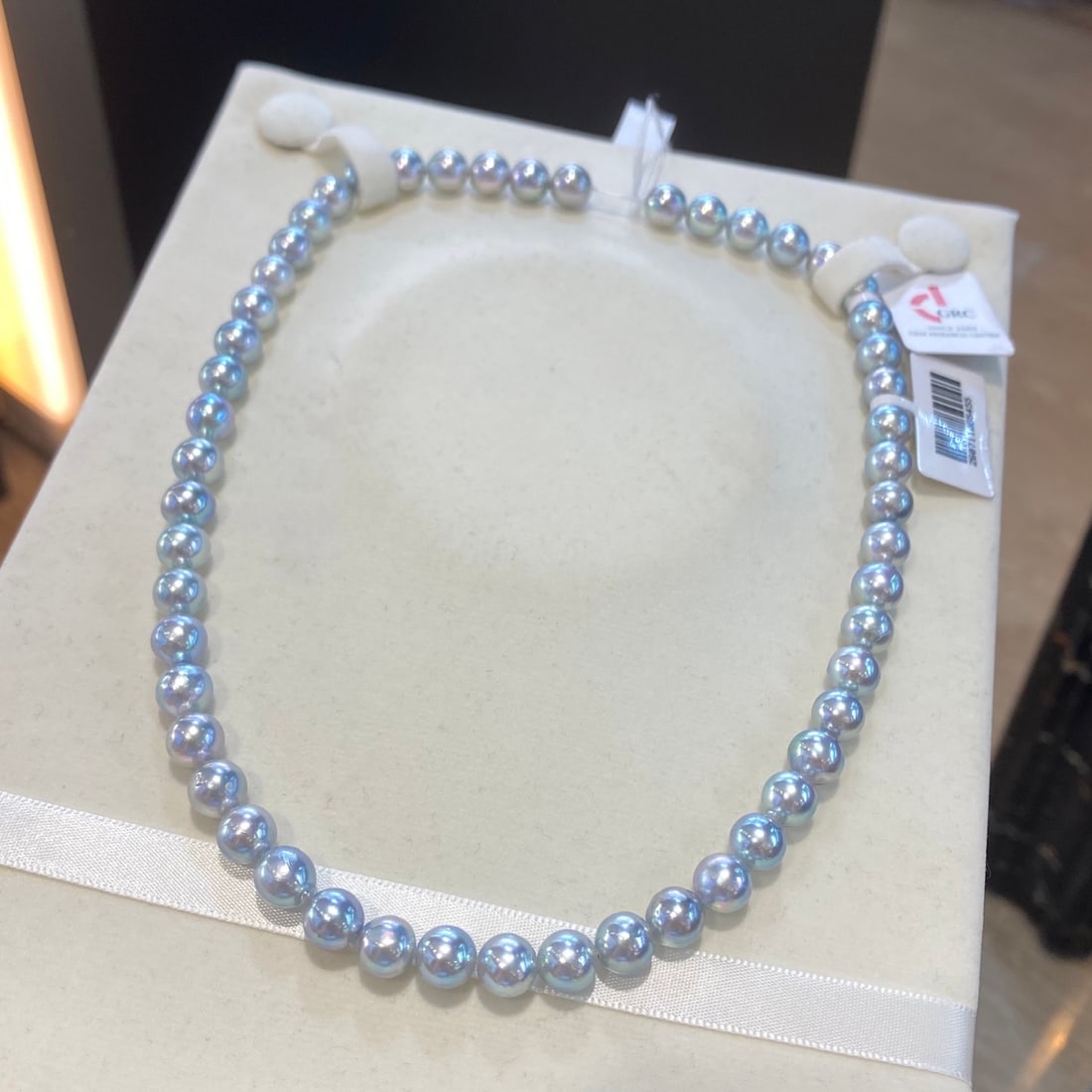 akoya sea water natural multi-color necklace - 6