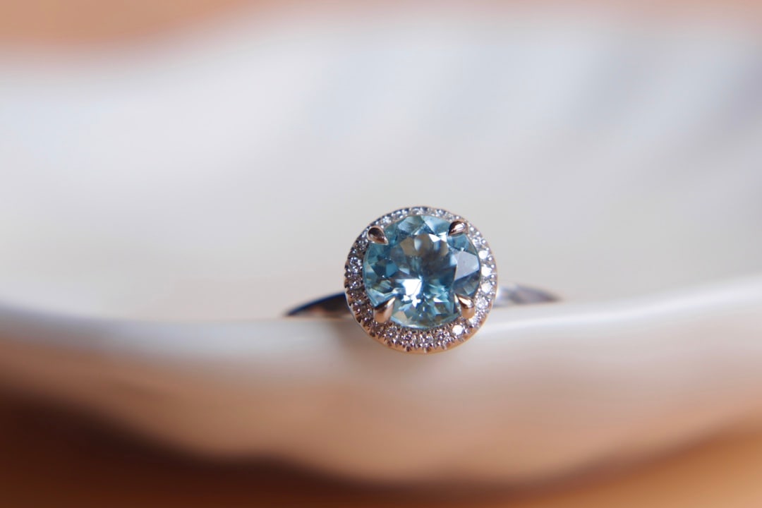 18K Gold Natural Aquamarine Ring - 2