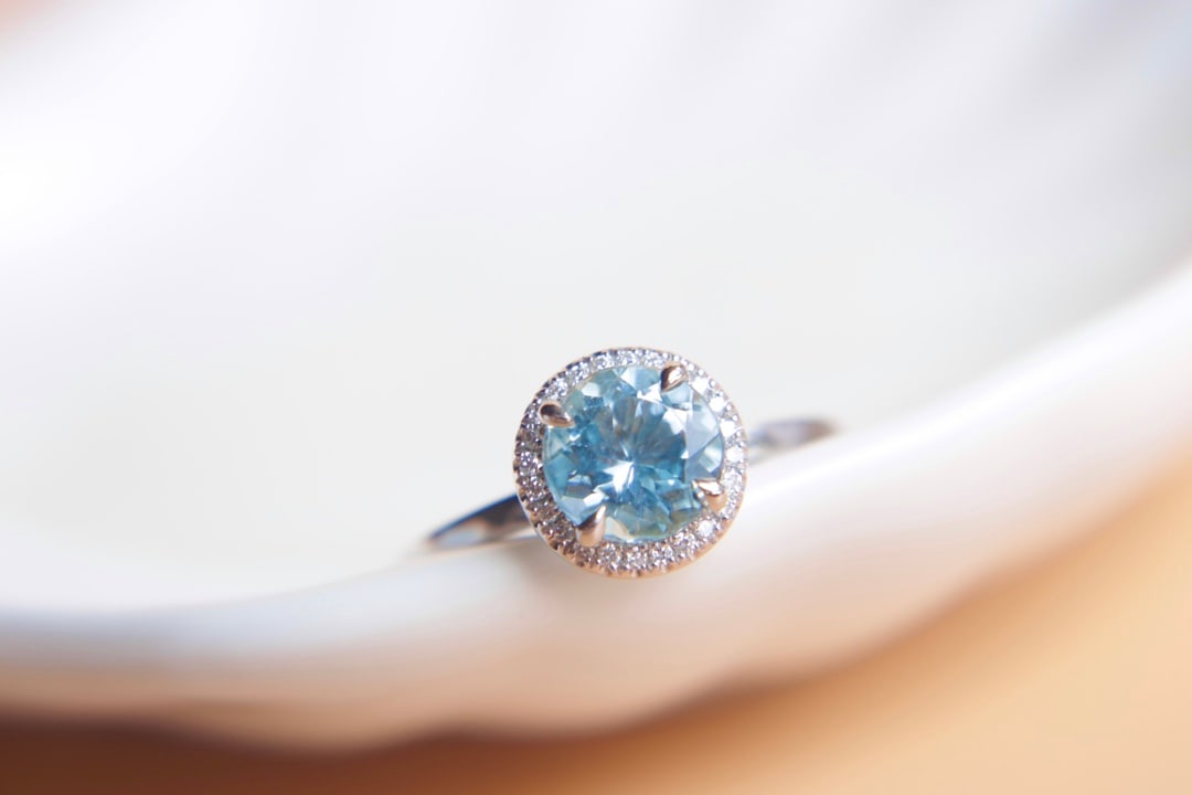 18K Gold Natural Aquamarine Ring - 3