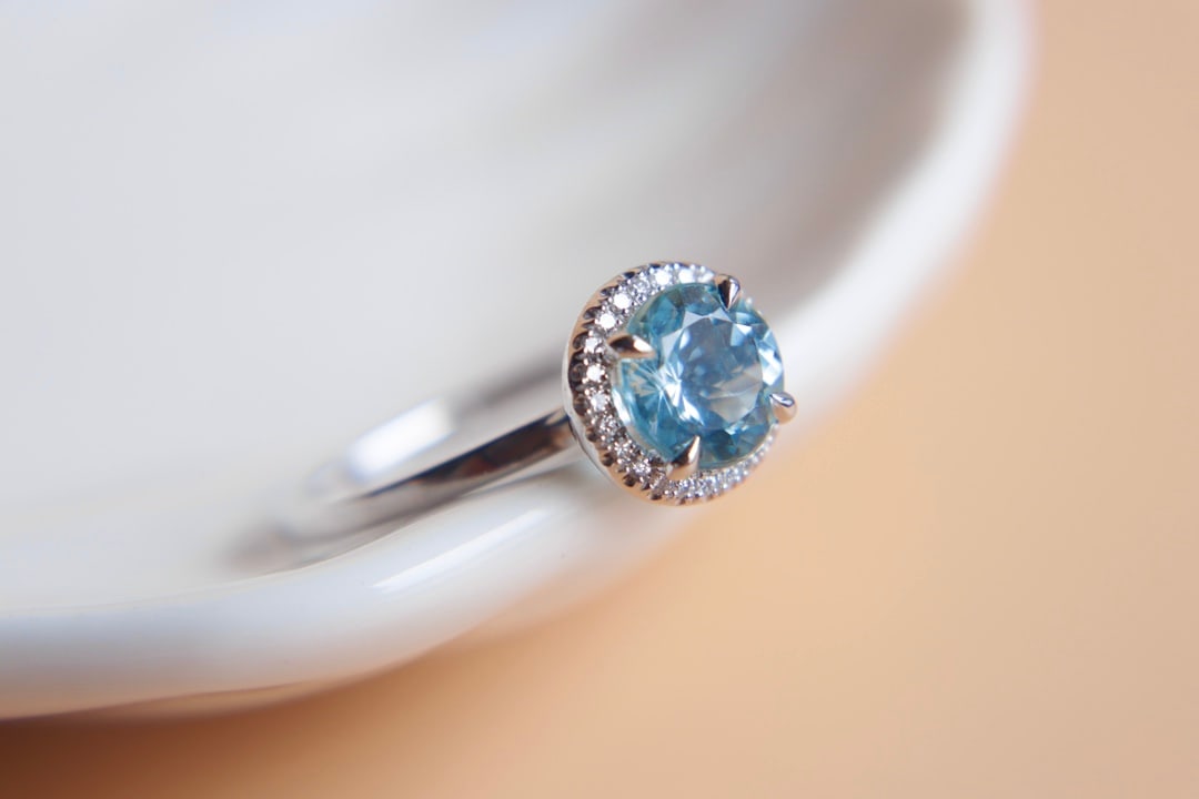 18K Gold Natural Aquamarine Ring - 4