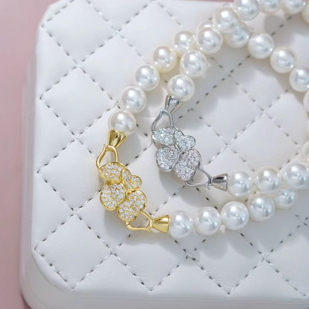 Natural White Pearl Bracelet - 5