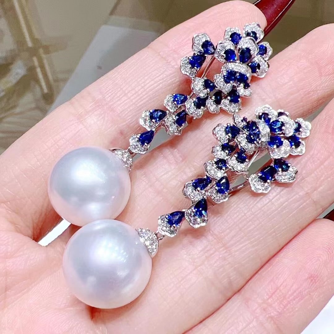 S925 Silver Slightly Flawed Pearl Earrings - 4