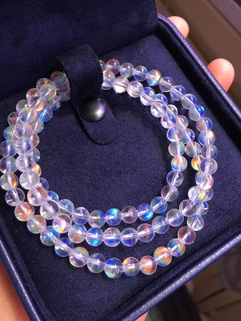 Natural moonstone bracelet - 7