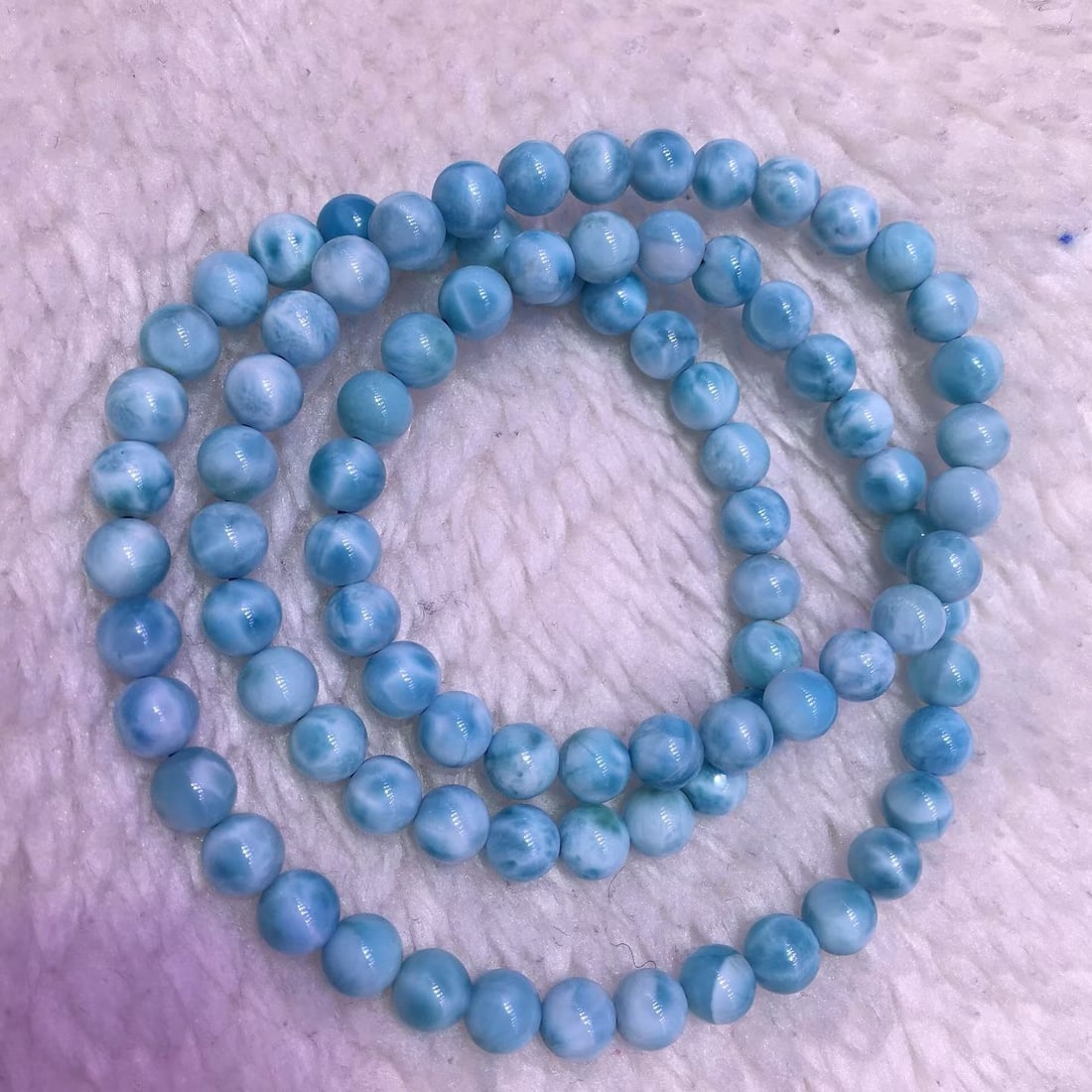 Natural Ocean Jasper Bead Bracelet - 2