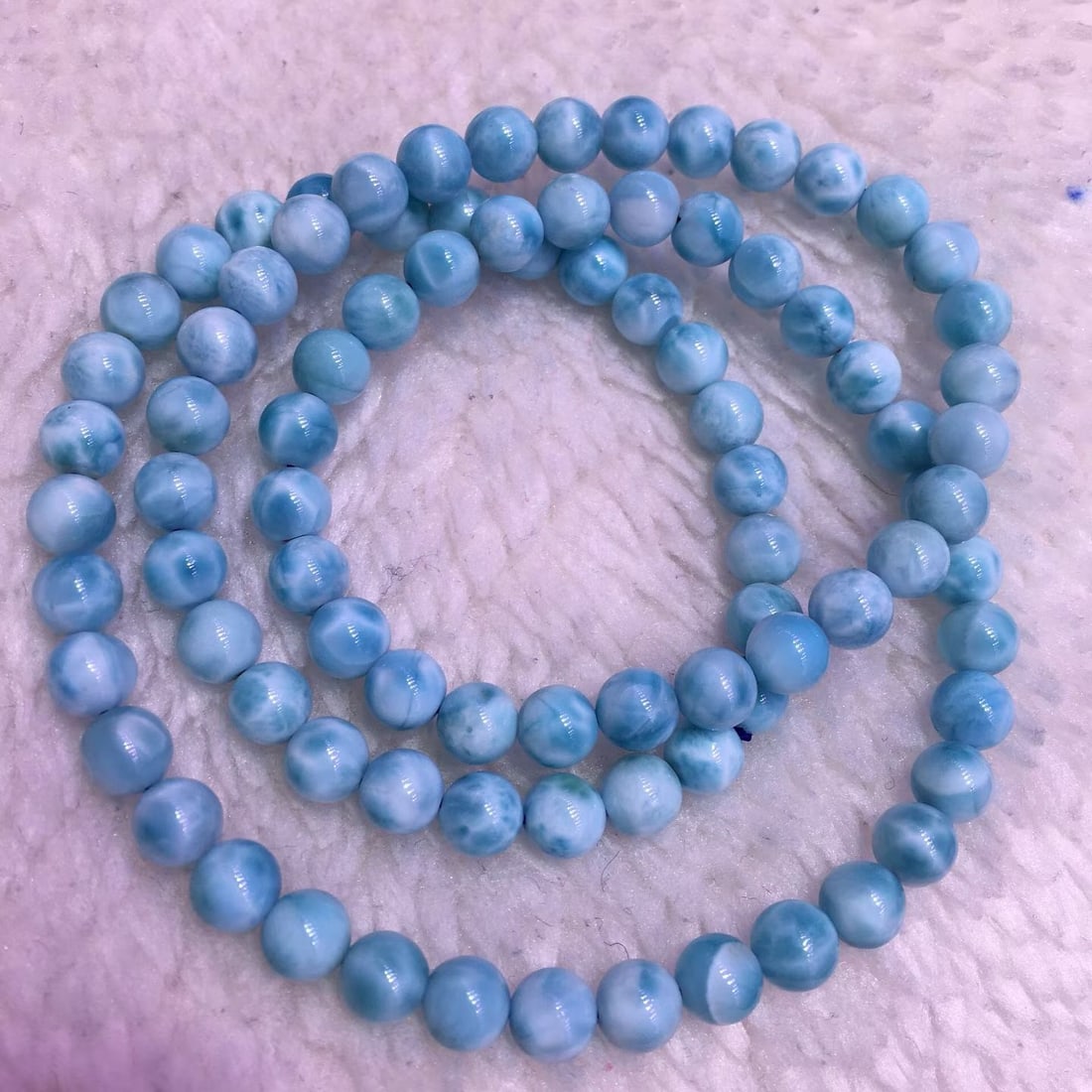 Natural Ocean Jasper Bead Bracelet - 3