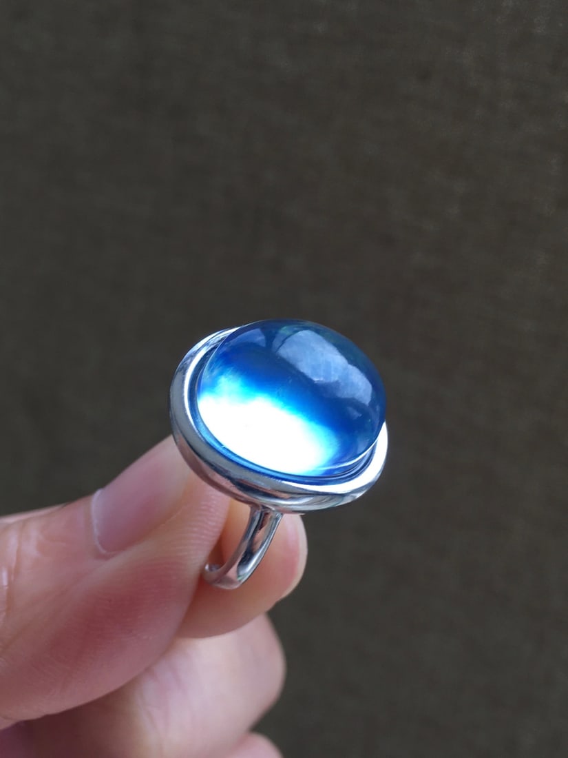 925 Silver Aquamarine Ring - 2